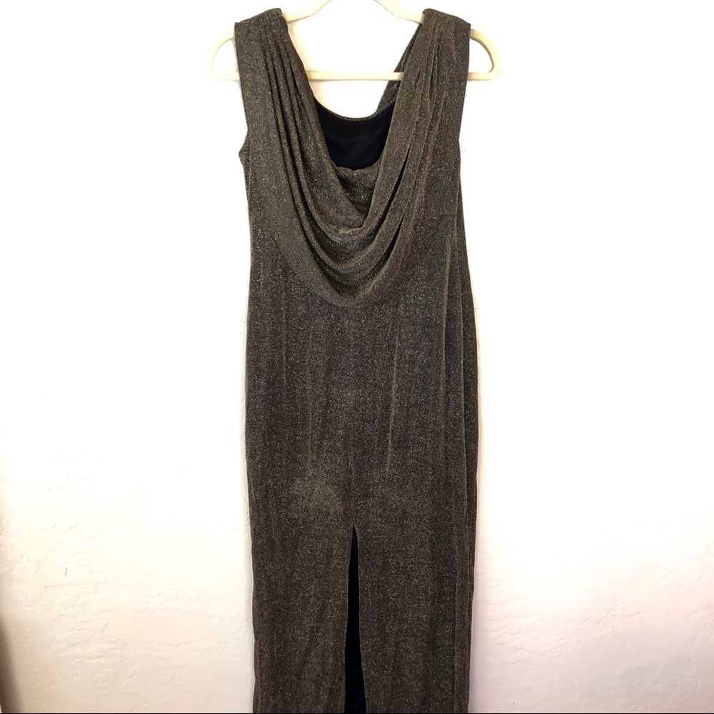 gold gown with limited wear